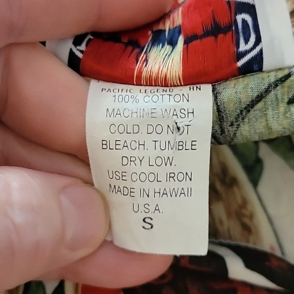 Vtg PACIFIC LEGEND Surf Board Hawaiian Shirt